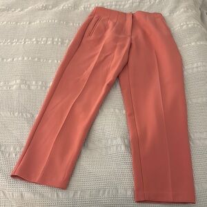 Like New Zara Coral High Waisted Pant - Medium